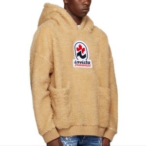 DSQUARED2 Invicta Edition Patched Logo Fleece Hoodie